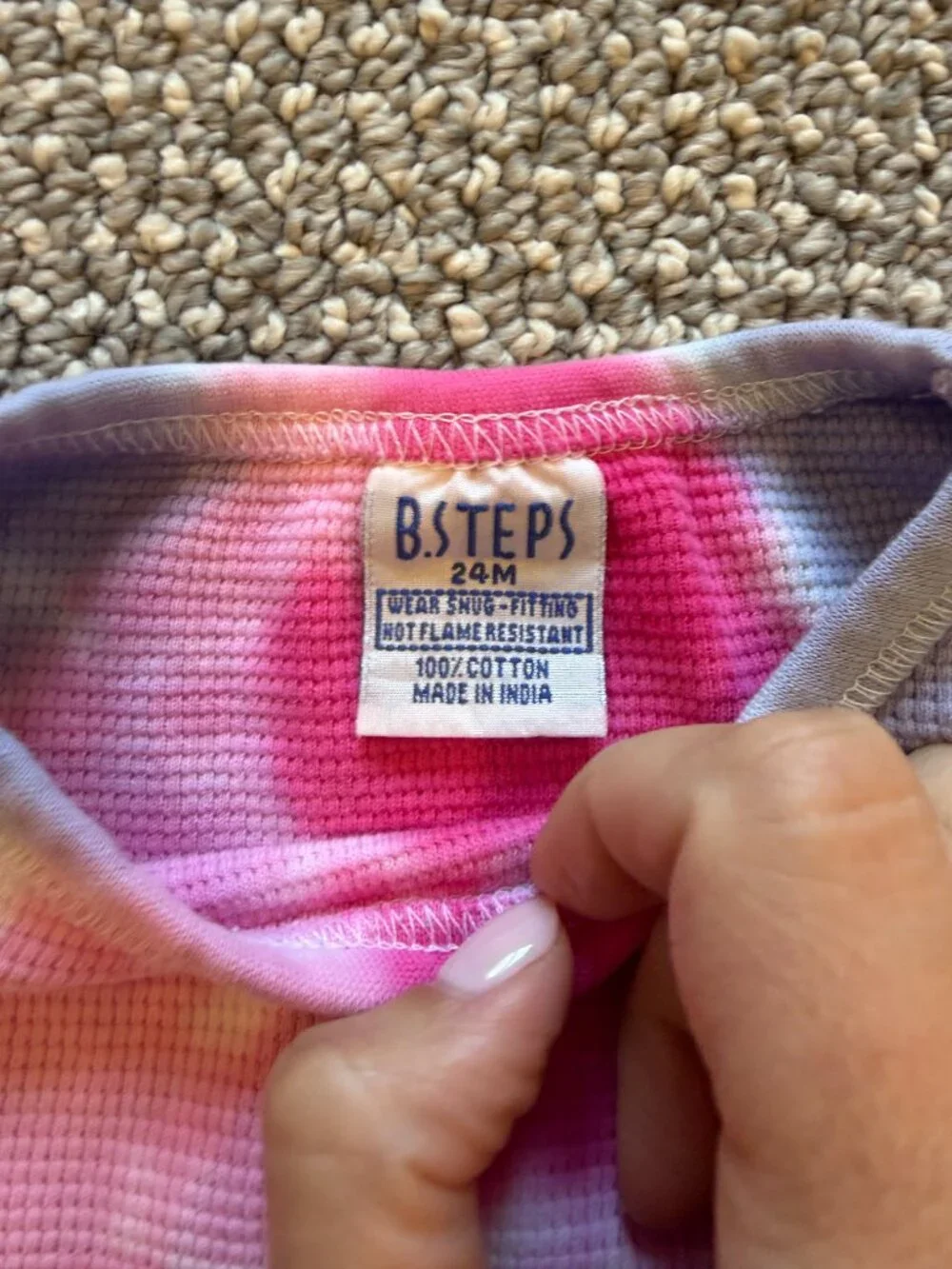 Baby Steps 24 MO Thermal Pajamas